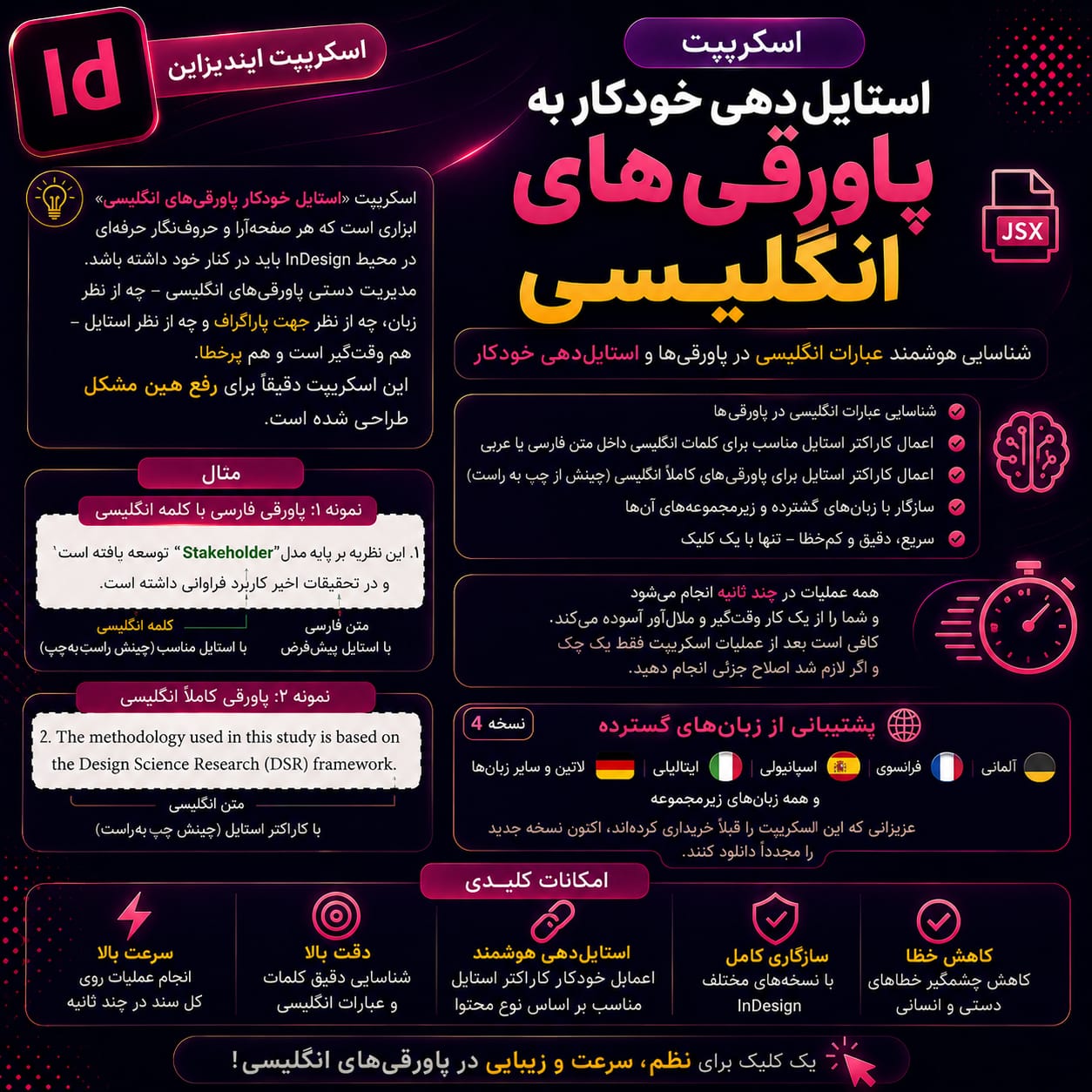 englishwordstyles اسکریپت استایل دهی خودکار به عبارات انگلیسی در پاورقی